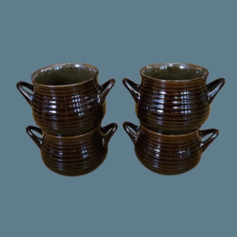 Crate and Barrel Brunswick Soup Bowls Set of 4